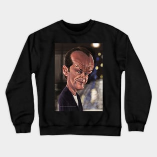 Jack Nicholson caricature Crewneck Sweatshirt